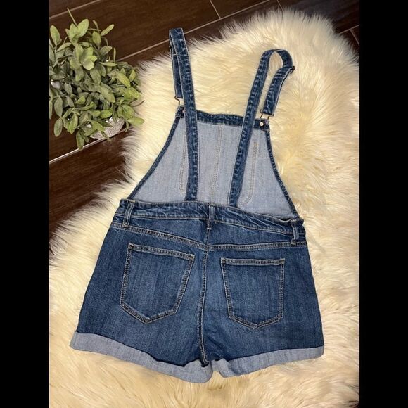 Old Navy denim shortalls sz small - Picture 3 of 6